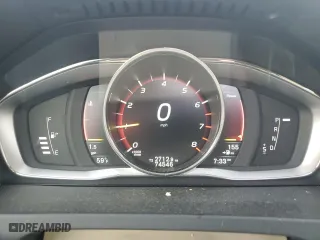 2015 Volvo V60 T5 Drive-E Premier with VIN YV140MEK8F1261621, listed as a Copart auction lot 73959574 with 74,546 mi miles and Salvage Title. Bid and sale history available at carsss.com. Image 9.