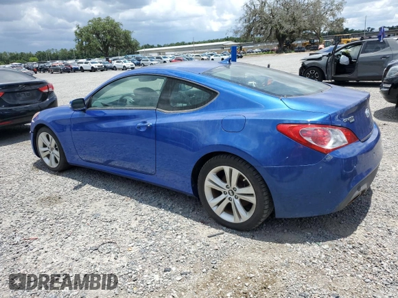 2011 Hyundai Genesis Coupe Grand Touring with VIN KMHHU6KH7BU045523, listed as a Copart auction lot 60708495 with Not provided miles and Salvage title. Bid and sale history available at DreamBid. Image 2.