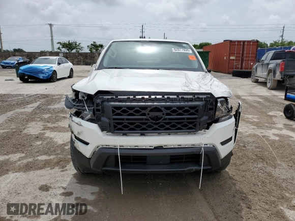 2024 Nissan Frontier S with VIN 1N6ED1CL8RN640752, listed as a Copart auction lot 62077035 with 14,425 mi miles and Salvage title. Bid and sale history available at DreamBid. Image 5.