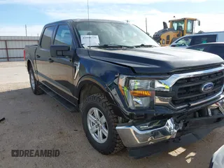 2023 Ford F-150 XL with VIN 1FTEW1EP6PFA88804, listed as a IAAI auction lot 41808729 with 41,373 mi miles. Bid and sale history available at carsss.com. Image 1.