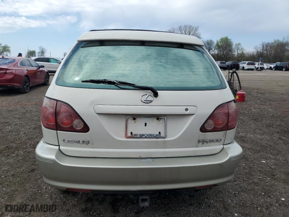1999 Lexus RX 300 Luxury SUV with VIN JT6HF10U5X0057614, listed as a Copart auction lot 54107095 with 143,237 mi miles and Clean Title. Bid and sale history available at carsss.com. Image 6.