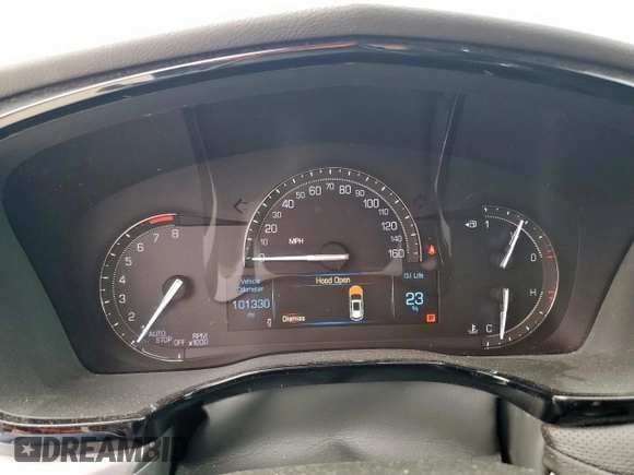 2017 Cadillac XT5 Luxury FWD with VIN 1GYKNBRS8HZ221244, listed as a Copart auction lot 55316055 with 101,330 mi miles and Salvage title. Bid and sale history available at DreamBid. Image 9.