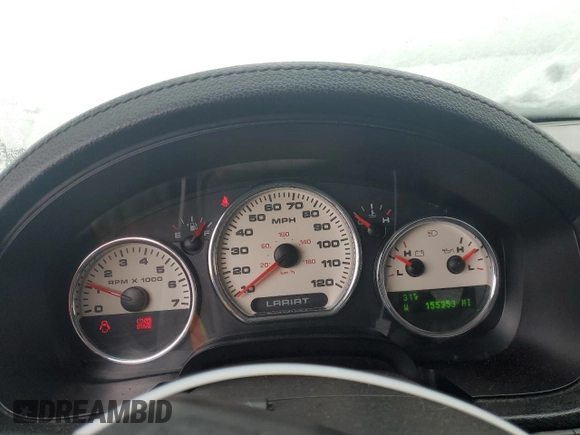 2005 Ford F-150 XLT with VIN 1FTPW14545KE05072, listed as a Copart auction lot 84759164 with 155,353 mi miles and Clean Title. Bid and sale history available at carsss.com. Image 9.