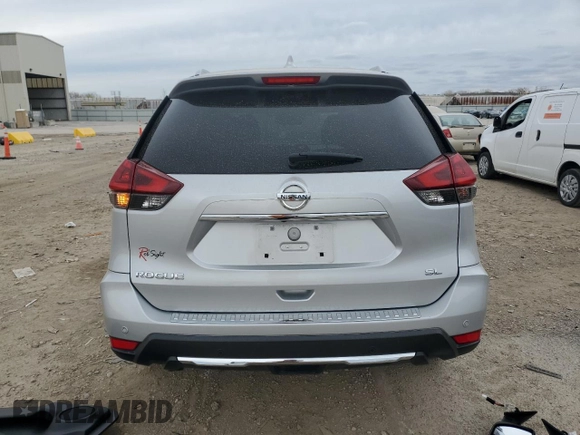 2019 Nissan Rogue SL with VIN 5N1AT2MT8KC786039, listed as a Copart auction lot 51773095 with 33,735 mi miles and Salvage Title. Bid and sale history available at DreamBid. Image 6.