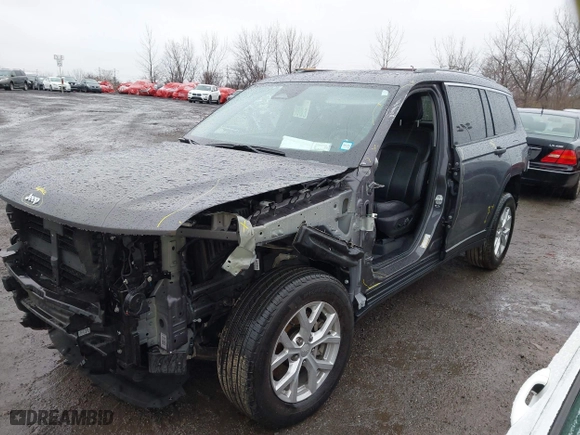 2023 Jeep Grand Cherokee L Limited with VIN 1C4RJKBG0P8819760, listed as a IAAI auction lot 41849579 with 37,070 mi miles. Bid and sale history available at carsss.com. Image 20.