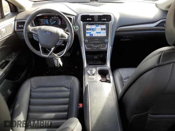 2019 Ford Fusion SEL with VIN 3FA6P0CD0KR250996, listed as a Copart auction lot 46589115 with 50,057 mi miles and Salvage Title. Bid and sale history available at carsss.com. Image 8.