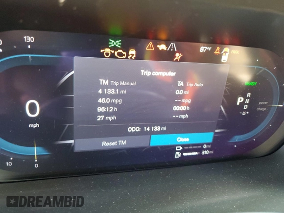2023 Volvo XC90 Ultimate Dark Theme with VIN YV4H60CX0P1963542, listed as a Copart auction lot 43082704 with 14,133 mi miles and . Bid and sale history available at DreamBid. Image 9.