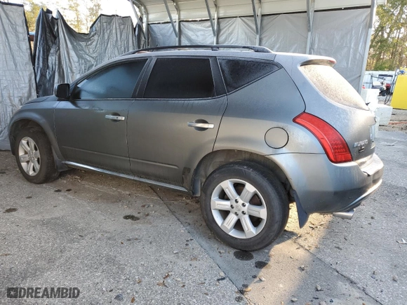 2006 Nissan Murano S with VIN JN8AZ08T16W417159, listed as a Copart auction lot 43568104 with 144,482 mi miles and Clean Title. Bid and sale history available at carsss.com. Image 2.