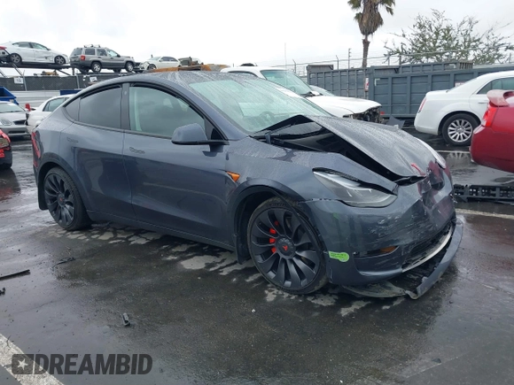 2023 Tesla Model Y Performance with VIN 7SAYGDEF0PF774282, listed as a IAAI auction lot 41807031 with Not Provided miles and . Bid and sale history available at DreamBid. Image 1.
