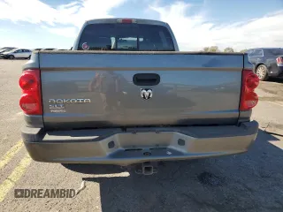 2007 Dodge Dakota SLT with VIN 1D7HW48K97S129387, listed as a Copart auction lot 74878664 with 137,525 mi miles and Salvage Title. Bid and sale history available at carsss.com. Image 6.