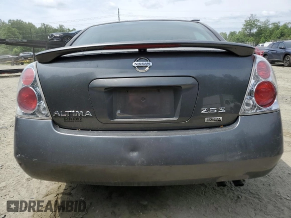 2006 Nissan Altima S with VIN 1N4AL11D86C167898, listed as a Copart auction lot 60270305 with 256,903 mi miles and Salvage title. Bid and sale history available at DreamBid. Image 6.
