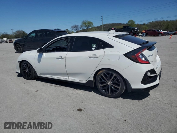 2021 Honda Civic Sport with VIN SHHFK7H47MU225283, listed as a Copart auction lot 52506055 with 77,267 mi miles and Clean Title. Bid and sale history available at DreamBid. Image 2.