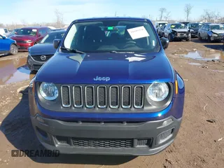 2016 Jeep Renegade Sport with VIN ZACCJBAW1GPC59187, listed as a IAAI auction lot 41699358 with 121,151 mi miles. Bid and sale history available at carsss.com. Image 12.
