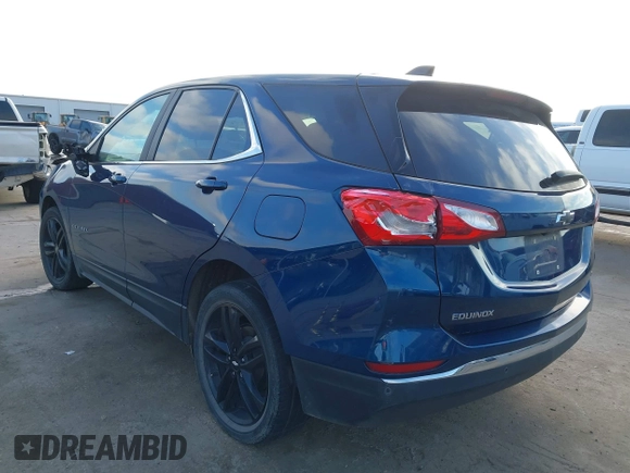 2021 Chevrolet Equinox LT with VIN 3GNAXKEV7ML366165, listed as a IAAI auction lot 41653297 with 66,671 mi miles. Bid and sale history available at carsss.com. Image 3.
