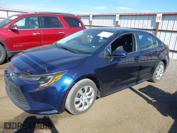 2023 Toyota Corolla LE with VIN 5YFB4MDE2PP048318, listed as a IAAI auction lot 42129589 with 30,213 mi miles. Bid and sale history available at carsss.com. Image 17.