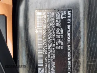 2019 BMW i8 z VIN WBY2Z6C52K7D27665, wystawiony jako Copart lot #73966984 z przebiegiem 24 270 mil mil oraz Nie do naprawy • Non repairable. Historia ofert i sprzedaży dostępna na DreamBid. Obrazek 13.