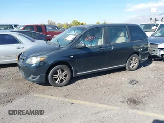 2005 Mazda MPV LX with VIN JM3LW28A650547549, listed as a IAAI auction lot 40682851 with 212,438 mi miles. Bid and sale history available at carsss.com. Image 2.