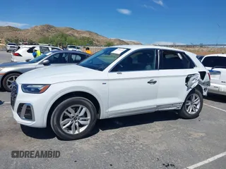 2022 Audi Q5 S line Premium with VIN WA1GAAFY0N2012590, listed as a IAAI auction lot 42004119 with 35,843 mi miles. Bid and sale history available at carsss.com. Image 15.