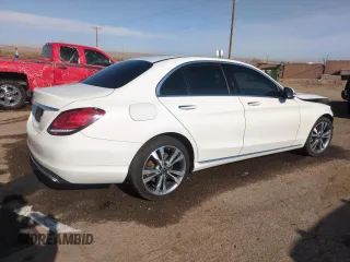 2020 Mercedes-Benz C with VIN W1KWF8DB1LR571800, listed as a Copart auction lot 52022015 with 67,156 mi miles and Salvage Title. Bid and sale history available at carsss.com. Image 3.
