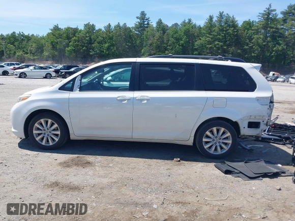2015 Toyota Sienna Limited with VIN 5TDDK3DC2FS108045, listed as a IAAI auction lot 42398925 with 97,255 mi miles and . Bid and sale history available at DreamBid. Image 15.