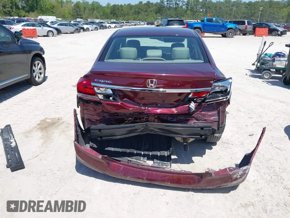 2014 Honda Civic Sedan LX with VIN 19XFB2F57EE246612, listed as a IAAI auction lot 41984108 with 13,656 mi miles. Bid and sale history available at carsss.com. Image 6.