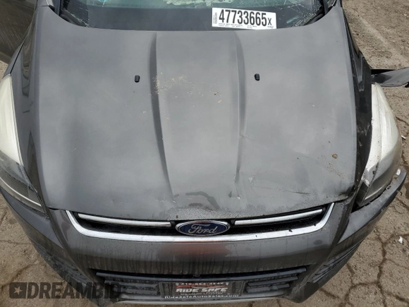 2015 Ford Escape Titanium with VIN 1FMCU9J98FUC46195, listed as a Copart auction lot 47733665 with 0 mi miles and Salvage Title. Bid and sale history available at carsss.com. Image 13.