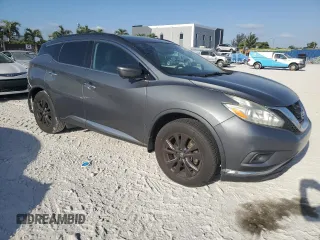 2017 Nissan Murano S with VIN 5N1AZ2MG8HN187382, listed as a Copart auction lot 55099445 with 155,727 mi miles and Salvage Title. Bid and sale history available at carsss.com. Image 4.