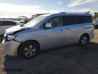 2016 Nissan Quest SL with VIN JN8AE2KP6G9157344, listed as a Copart auction lot 52940245 with 91,892 mi miles and Salvage Title. Bid and sale history available at carsss.com. Image 1.