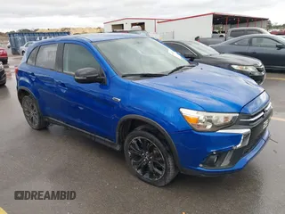 2018 Mitsubishi Outlander Sport ES 2.0 with VIN JA4AP3AU4JU011719, listed as a IAAI auction lot 41246104 with 134,036 mi miles. Bid and sale history available at carsss.com. Image 1.