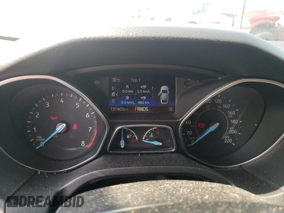 2016 Ford Focus SE with VIN 1FADP3FE8GL353103, listed as a Copart auction lot 64972865 with 131,403 mi miles and Clean title. Bid and sale history available at DreamBid. Image 9.