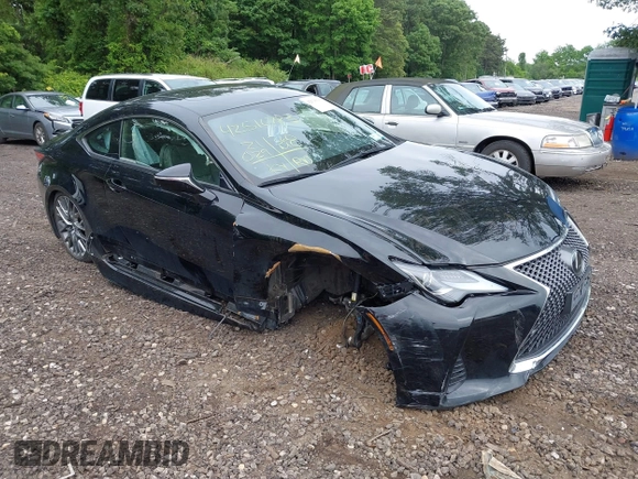 2021 Lexus RC 300 with VIN JTHD85EC9M5006221, listed as a IAAI auction lot 42516783 with 21,029 mi miles and . Bid and sale history available at DreamBid. Image 1.