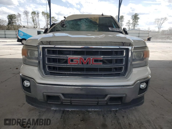 2014 GMC Sierra 1500 SLT with VIN 3GTP1VEC1EG190700, listed as a Copart auction lot 48573715 with 133,563 mi miles and Salvage title. Bid and sale history available at DreamBid. Image 5.