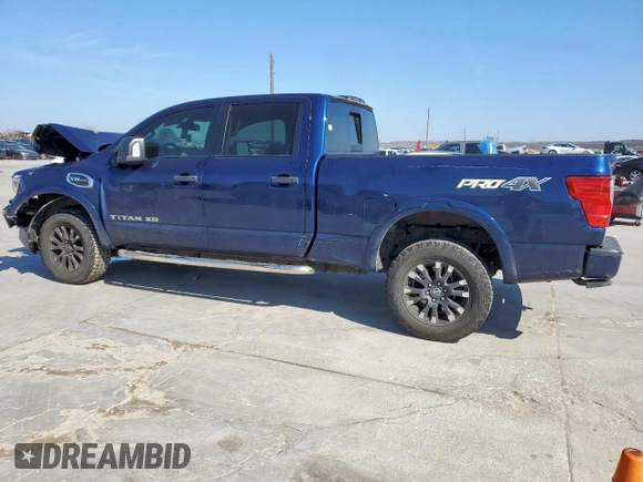 2018 Nissan Titan XD SV with VIN 1N6AA1F43JN513987, listed as a Copart auction lot 45477905 with 82,209 mi miles and Salvage Title. Bid and sale history available at carsss.com. Image 2.