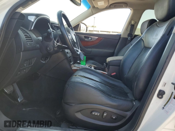 2009 Infiniti FX35 with VIN JNRAS18WX9M150166, listed as a Copart auction lot 75946504 with 0 mi miles and Salvage Title. Bid and sale history available at carsss.com. Image 7.