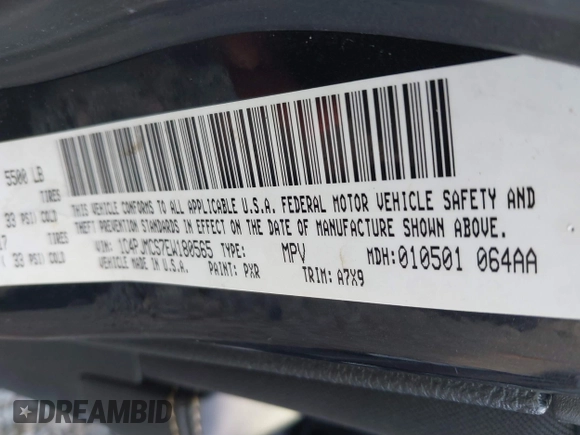 2014 Jeep Cherokee Latitude with VIN 1C4PJMCS7EW180565, listed as a IAAI auction lot 41770555 with 175,629 mi miles and . Bid and sale history available at DreamBid. Image 9.
