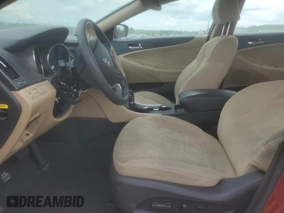 2011 Hyundai Sonata GLS with VIN 5NPEB4AC7BH287424, listed as a Copart auction lot 64012914 with 97,520 mi miles and Salvage Title. Bid and sale history available at DreamBid. Image 7.