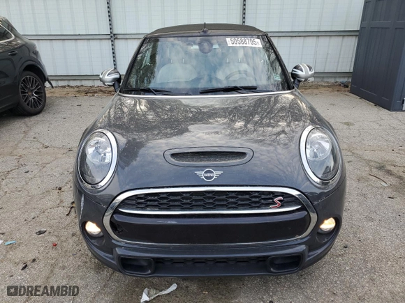 2019 MINI Convertible Cooper S with VIN WMWWG9C53K3E40166, listed as a Copart auction lot 50588705 with 32,886 mi miles and Salvage Title. Bid and sale history available at carsss.com. Image 5.