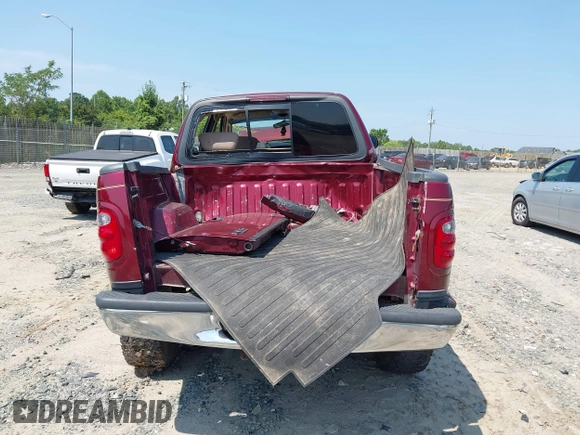2003 Ford F-150 XLT with VIN 1FTRW08L63KA54240, listed as a IAAI auction lot 42646280 with Not provided miles and . Bid and sale history available at DreamBid. Image 15.