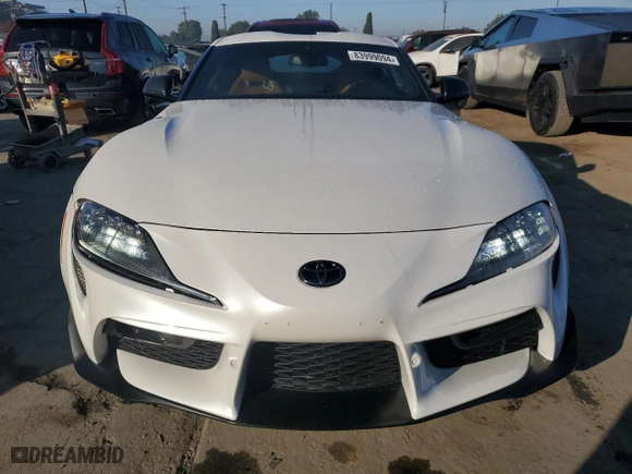 2024 Toyota GR Supra 3.0 with VIN WZ1DB0G07RW068079, listed as a Copart auction lot 83999094 with 387 mi miles and Salvage Title. Bid and sale history available at carsss.com. Image 5.