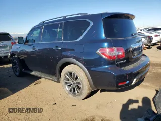 2019 Nissan Armada SV with VIN JN8AY2NCXK9581912, listed as a Copart auction lot 80645444 with 69,898 mi miles and Salvage Title. Bid and sale history available at carsss.com. Image 2.