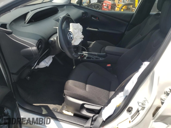 2020 Toyota Prius LE with VIN JTDL9RFU5L3017235, listed as a Copart auction lot 64452855 with Not provided miles and Salvage title. Bid and sale history available at DreamBid. Image 7.