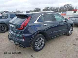 2025 Cadillac XT4 FWD Premium Luxury with VIN 1GYFZCR43SF151884, listed as a IAAI auction lot 41521510 with 2,339 mi miles and . Bid and sale history available at DreamBid. Image 4.