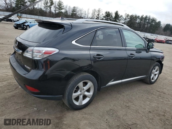 2012 Lexus RX 350 with VIN 2T2ZK1BA6CC082237, listed as a Copart auction lot 45843925 with 129,983 mi miles and Salvage Title. Bid and sale history available at DreamBid. Image 3.