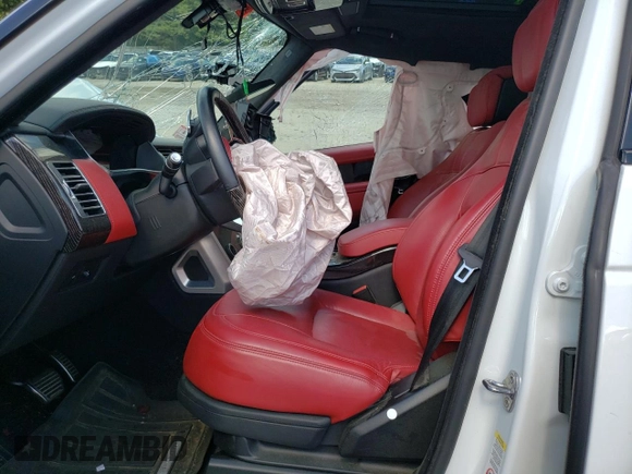 2020 Land Rover Range Rover Autobiography with VIN SALGV5SEXLA586171, listed as a Copart auction lot 63666924 with Not provided miles and Salvage title. Bid and sale history available at DreamBid. Image 7.