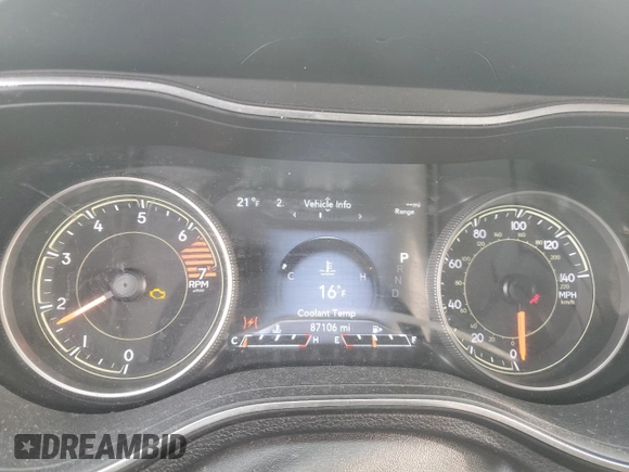 2020 Jeep Cherokee Limited with VIN 1C4PJLDB4LD652545, listed as a Copart auction lot 42247815 with 87,106 mi miles and Salvage title. Bid and sale history available at DreamBid. Image 9.