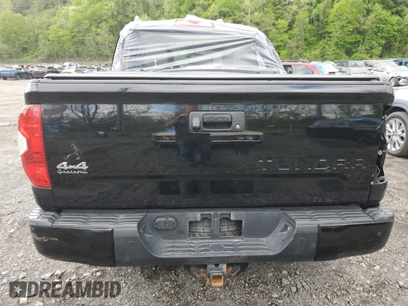 2021 Toyota Tundra Platinum with VIN 5TFAY5F18MX965518, listed as a Copart auction lot 56329745 with 66,313 mi miles and Salvage title. Bid and sale history available at DreamBid. Image 6.