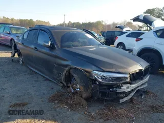 2019 BMW 5 Series M550i xDrive with VIN WBAJB9C50KB464159, listed as a IAAI auction lot 41758879 with 9,000 mi miles and . Bid and sale history available at DreamBid. Image 1.