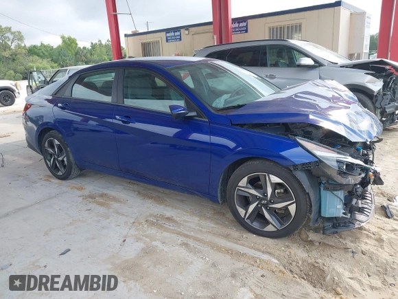 2023 Hyundai Elantra SEL with VIN 5NPLS4AG9PH099652, listed as a IAAI auction lot 42043340 with 64,376 mi miles and . Bid and sale history available at DreamBid. Image 14.