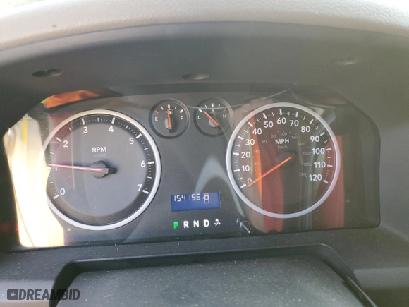 2010 Dodge Ram 1500 ST with VIN 1D7RB1GP7AS196735, listed as a Copart auction lot 83523794 with 154,156 mi miles and Salvage Title. Bid and sale history available at carsss.com. Image 9.