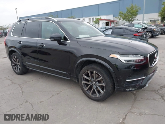2017 Volvo XC90 Momentum with VIN YV4A22PK7H1148943, listed as a IAAI auction lot 42075966 with 80,537 mi miles. Bid and sale history available at carsss.com. Image 1.